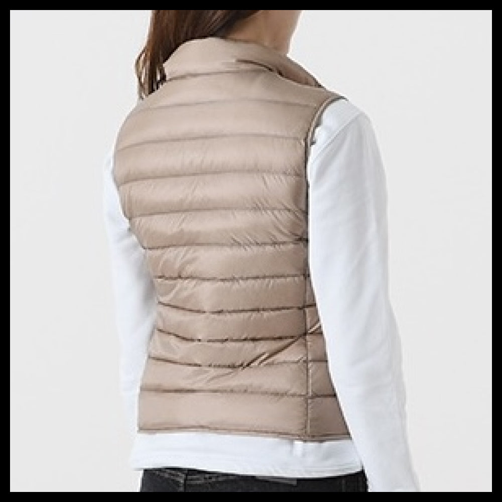 【MONCLER】Liane Logo Patch Padded Vest 205