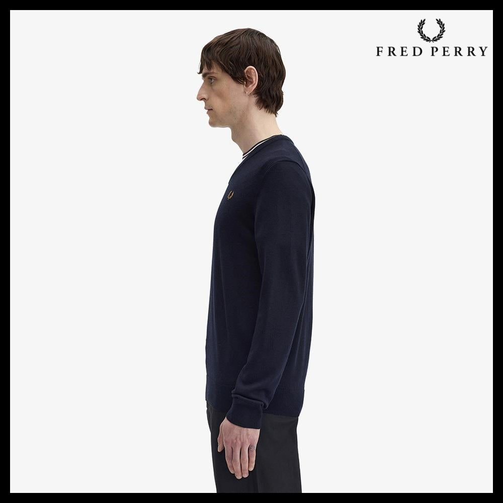 ◆FRED PERRY◆ Vネックニット V Neck Knit クラシック