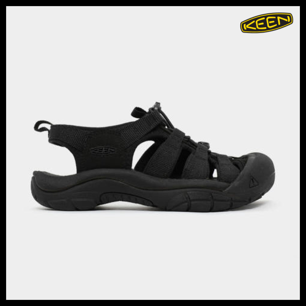 【KEEN】Newport H2 triple black strap sandals