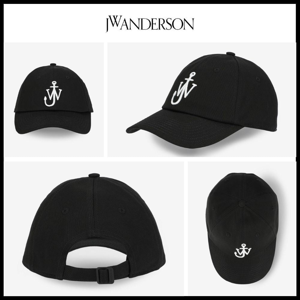 【J W ANDERSON】ロゴ コットンキャンバス ボールキャップ