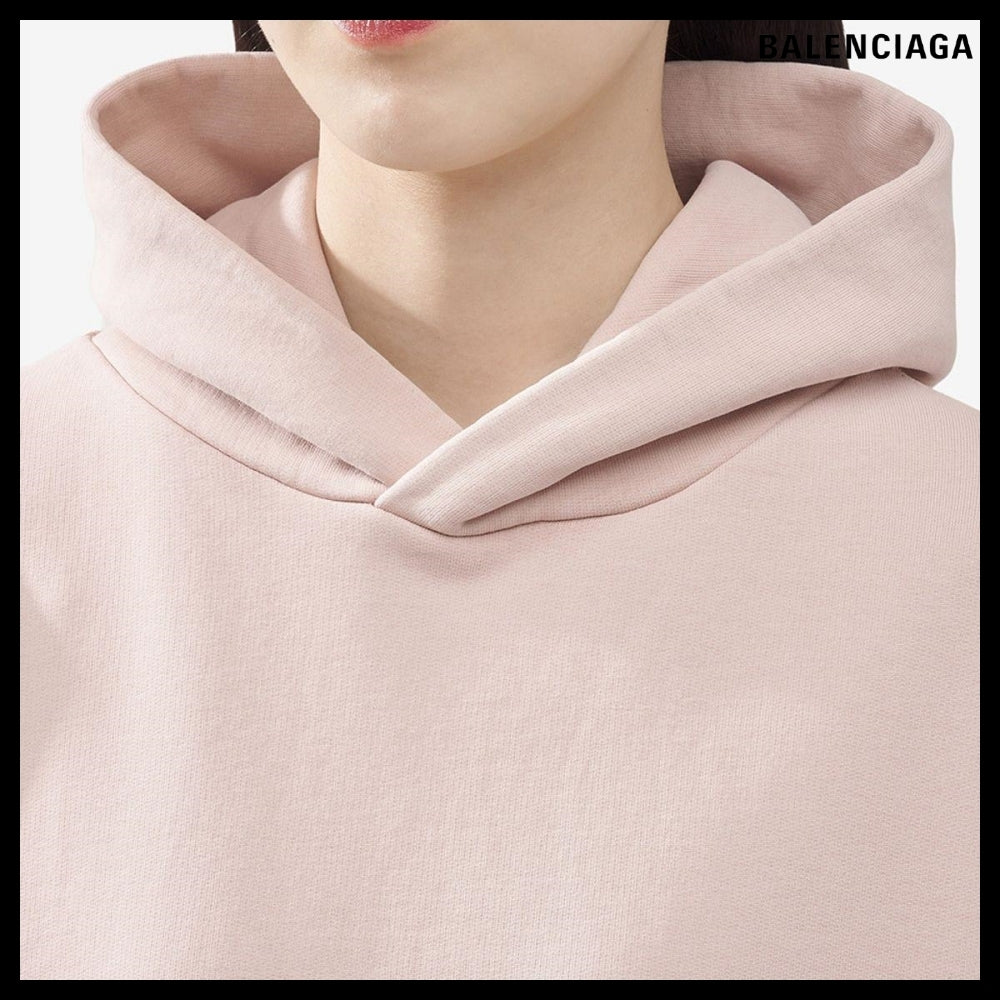 【BALENCIAGA】Political Campaign Hoodie Oversized Pink