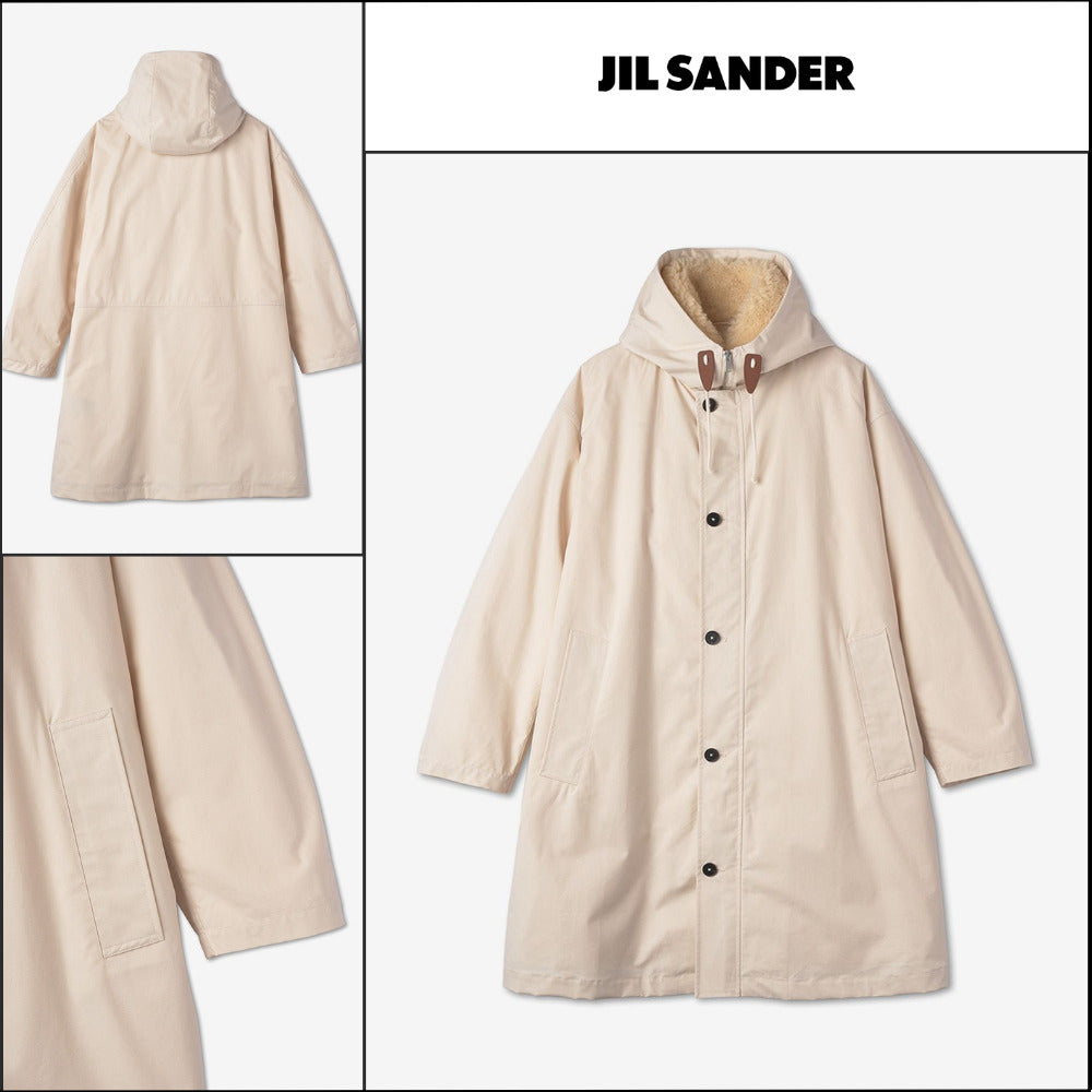 【Jil Sander】Organic Washed Parka Beige