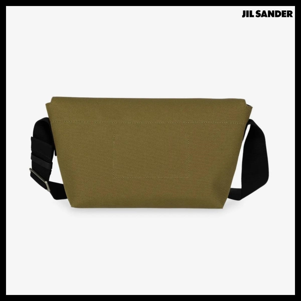 【Jil Sander】Small Utility Crossbody Bag Olive Yellow Pearl