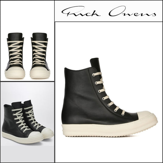 【Rick Owens】High-top sneakers TEMPLE