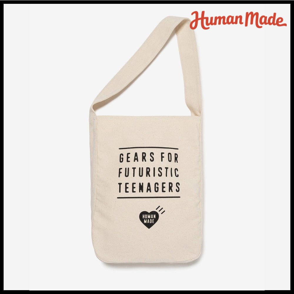【HUMAN MADE】SHOULDER BAG WHITE