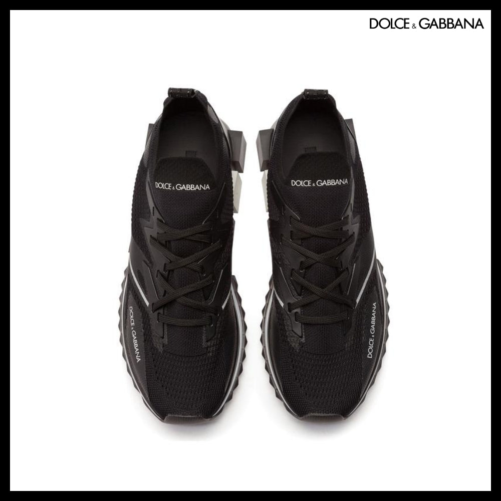 【Dolce & Gabbana】STRETCH MESH SORRENTO SNEAKERS BLACK