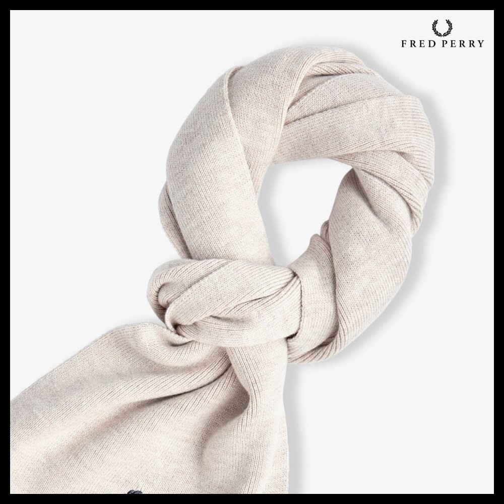 【FRED PERRY】Classic Merino Wool Blended Scarf 3 Colors
