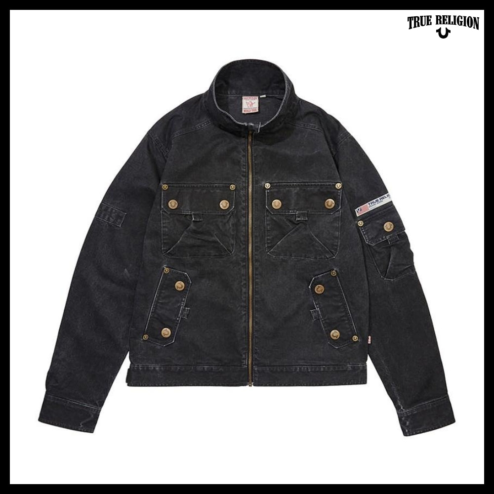 【TRUE RELIGION】Airbone Washed Jacket 2Colors