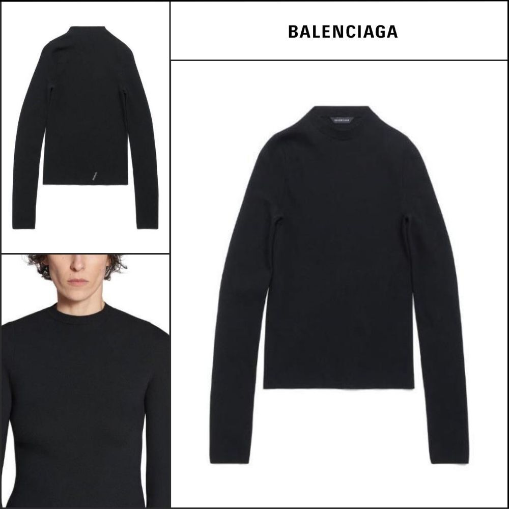 【BALENCIAGA】Twisted Top Black