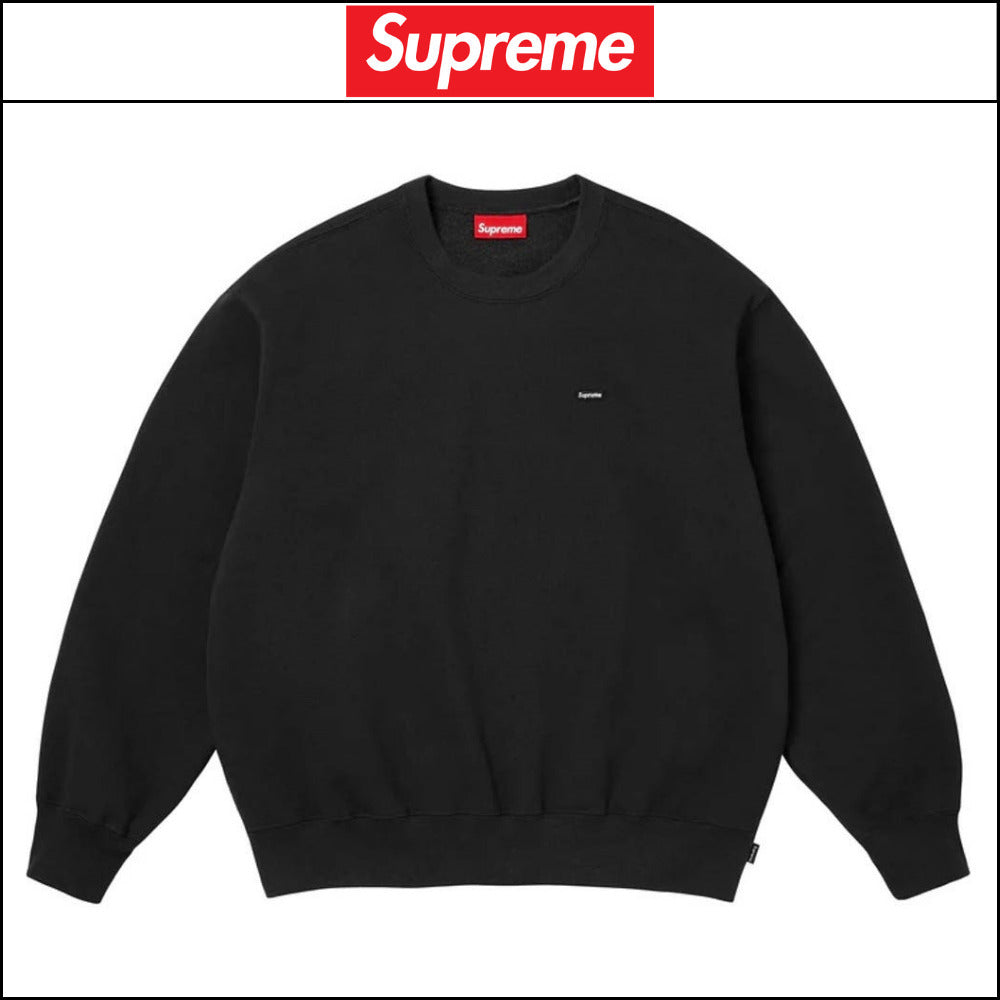 【Supreme】Small Box Crewneck Black 25FW