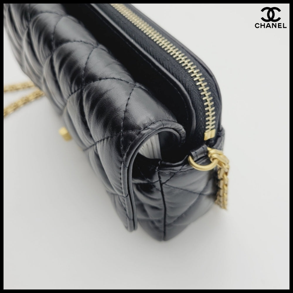 【CHANEL】2.55 Vintage Chain Mini Bag Black