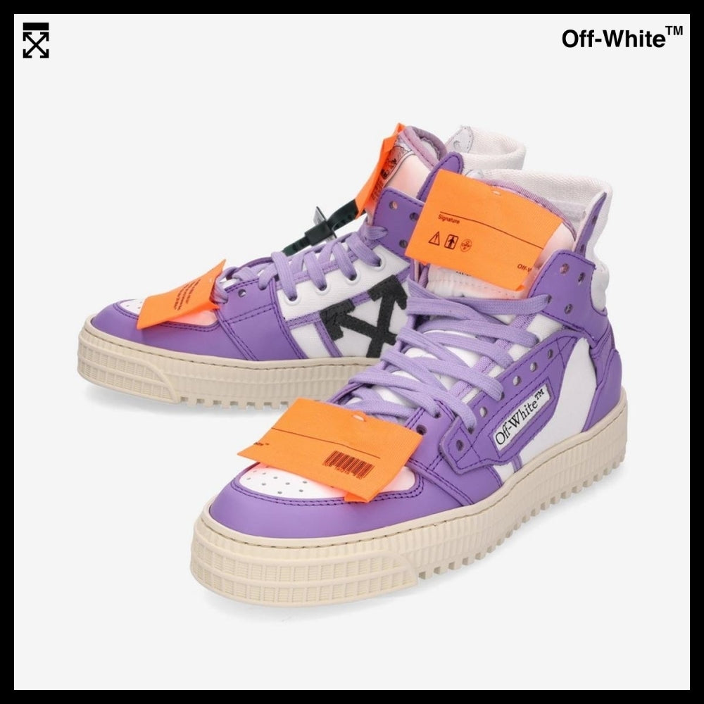 【Off-White】Sneakers - White/Purple