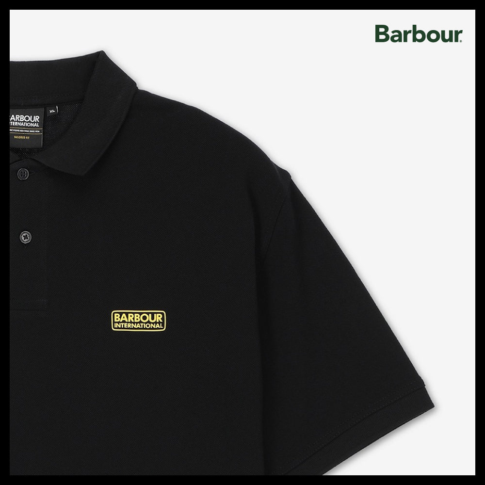 【Barbour】International Essential Logo Short Sleeve Polo