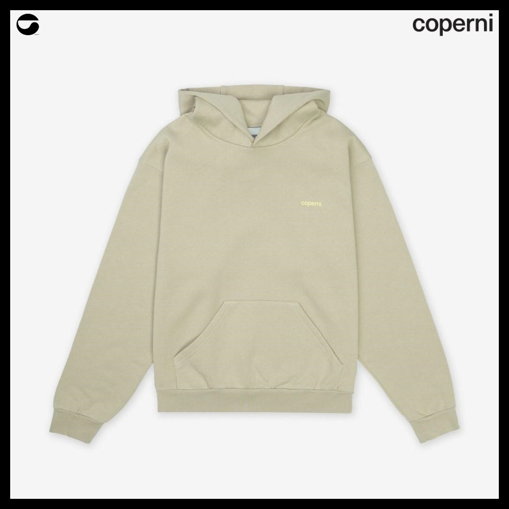 【Coperni】Horn Hoodie Beige Yellow Print