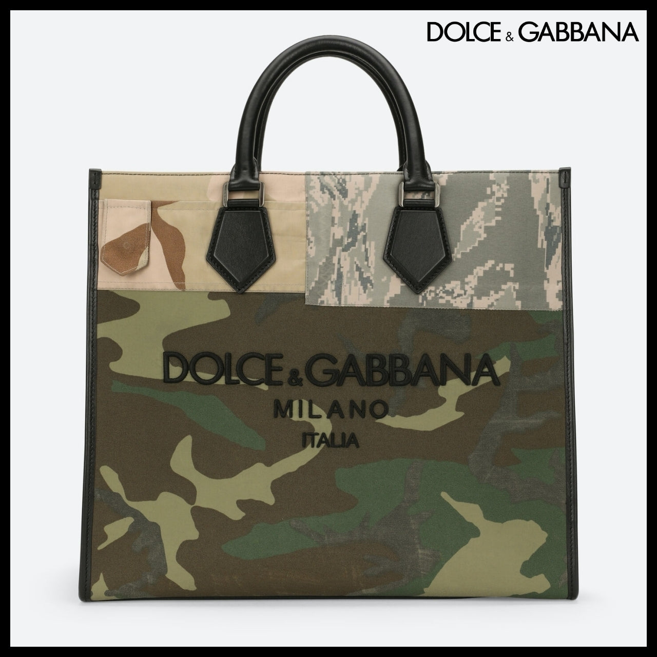 【アウトレット 正規品】Dolce & Gabbana - Camo Logo Print