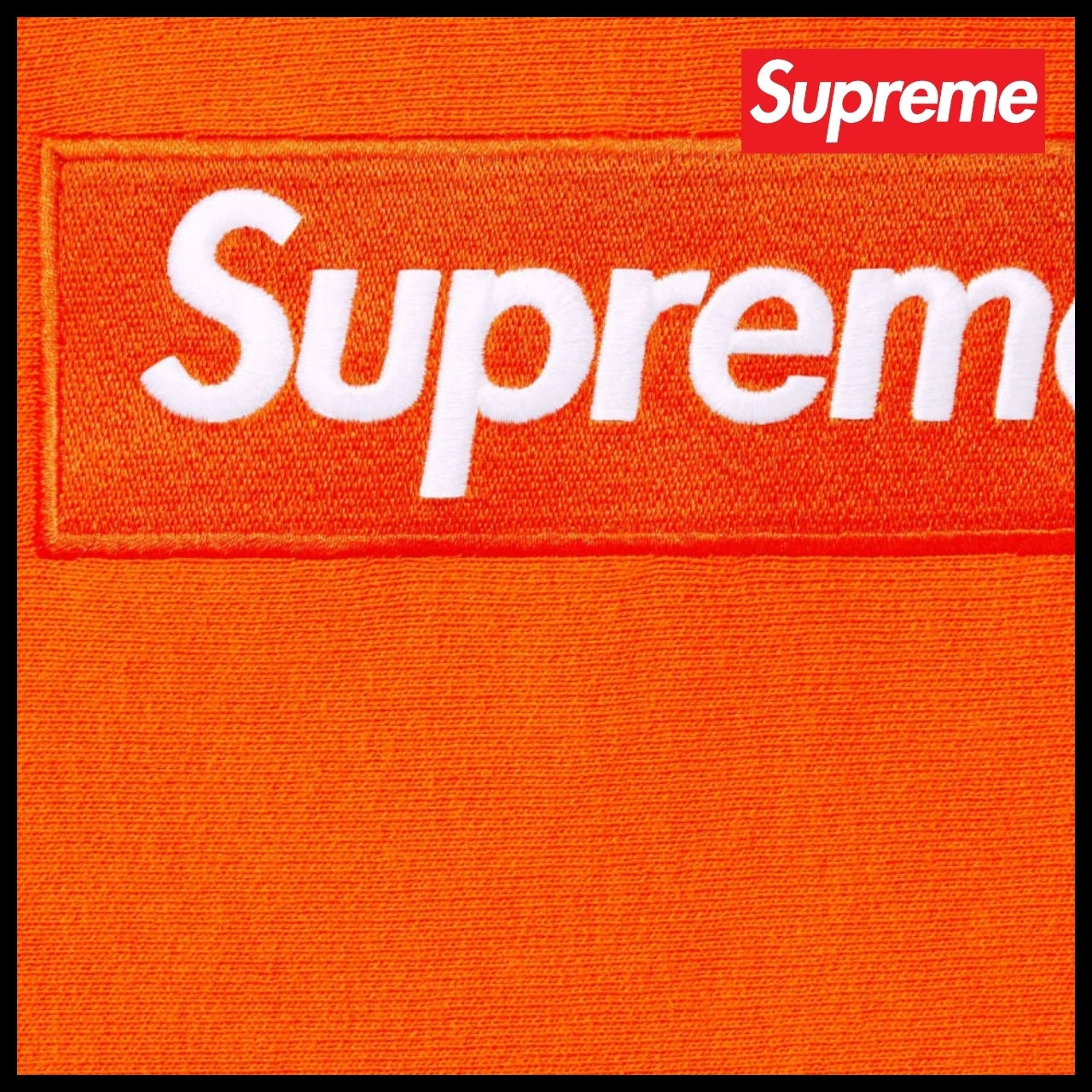 【Supreme】Box Logo Hooded Sweatshirt Dark Orange 24FW