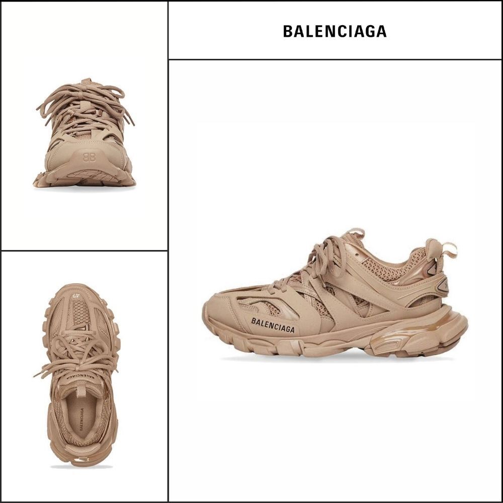 【BALENCIAGA】Track Sneaker Recycled Sole Full Beige