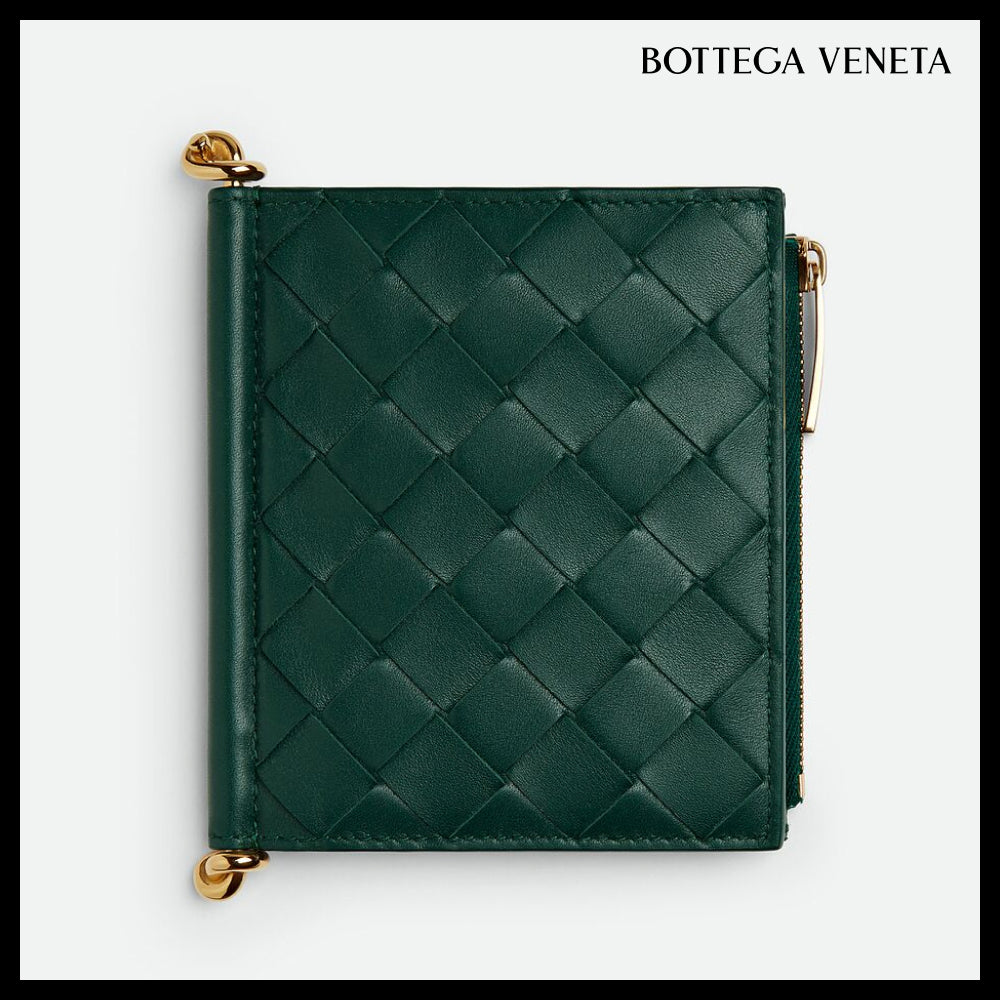 【韓国百貨店 BOTTEGA VENETA】Small Solstice Bi-Fold Wallet