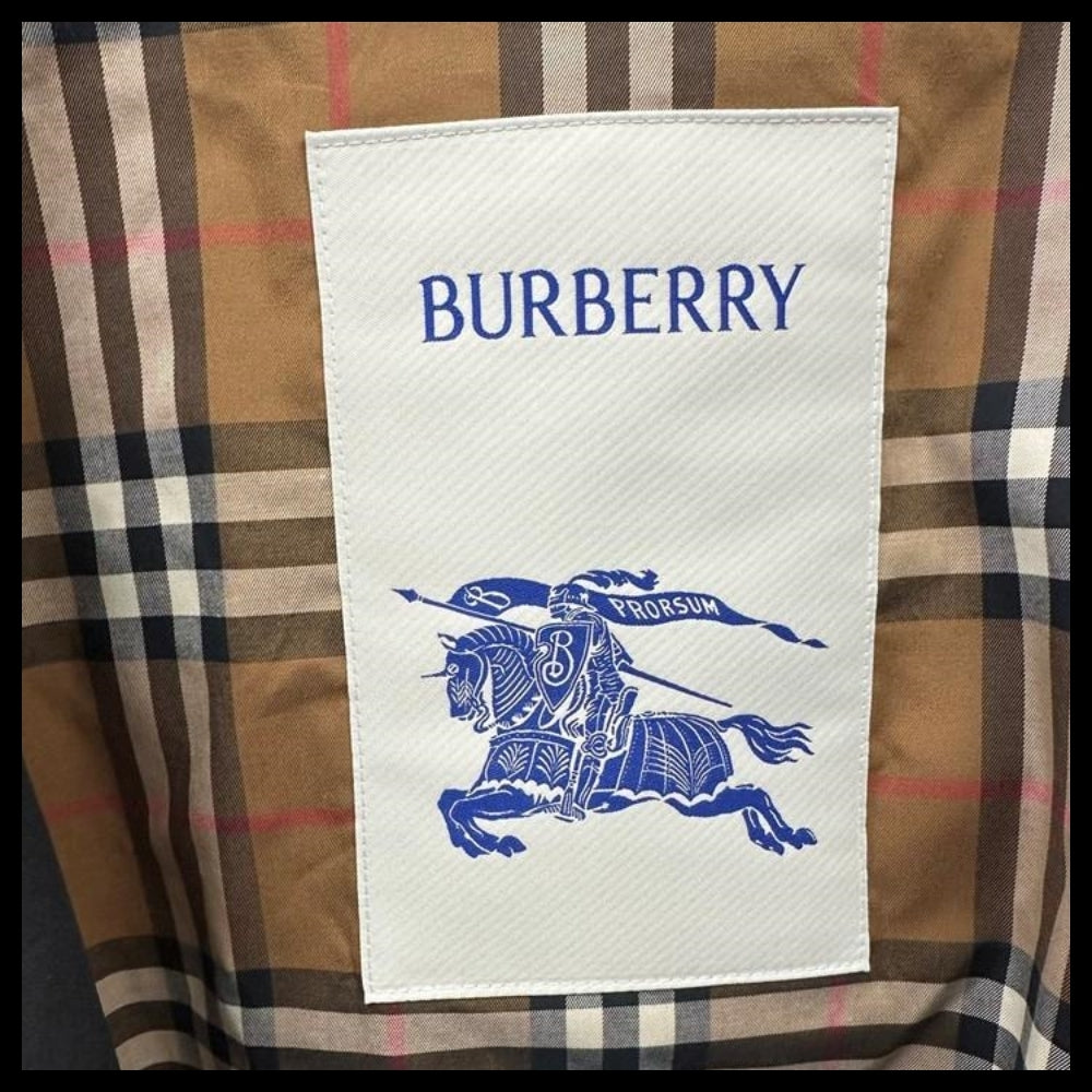 【BURBERRY】MEDLEY Drawstring Cotton Hooded Jacket Black