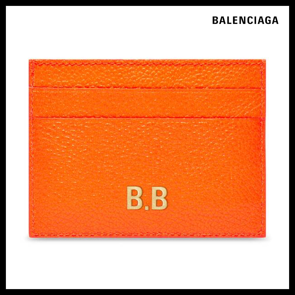 【BALENCIAGA】CASH CARD HOLDER IN NEON ORANGE