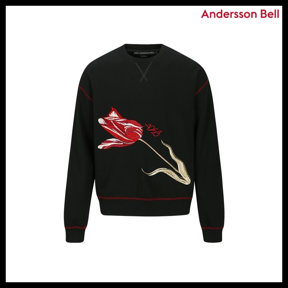 【ANDERSSON BELL】Essential ADSB Floor Sweatshirt Black