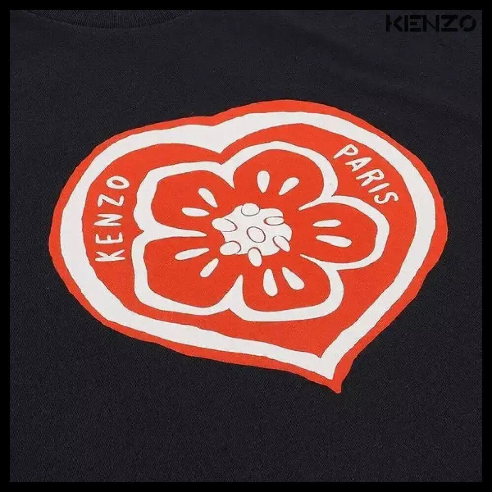 【KENZO】Women’s Boke Heart Loose T-Shirt