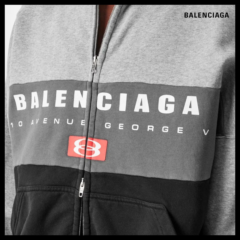 【BALENCIAGA】Unity Sport Zip-Up Jacket in Multicolor