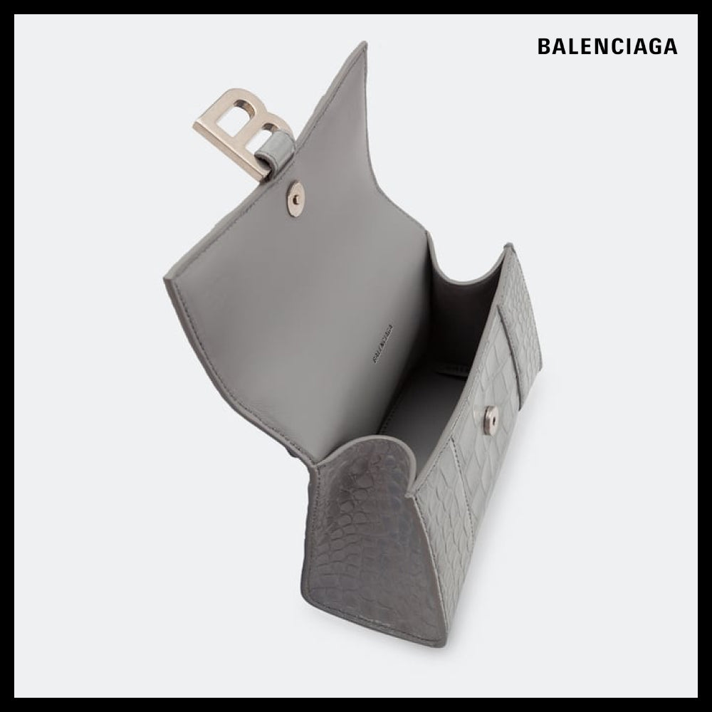★BALENCIAGAアウトレットセール★Hourglass XS Top Handle Bag