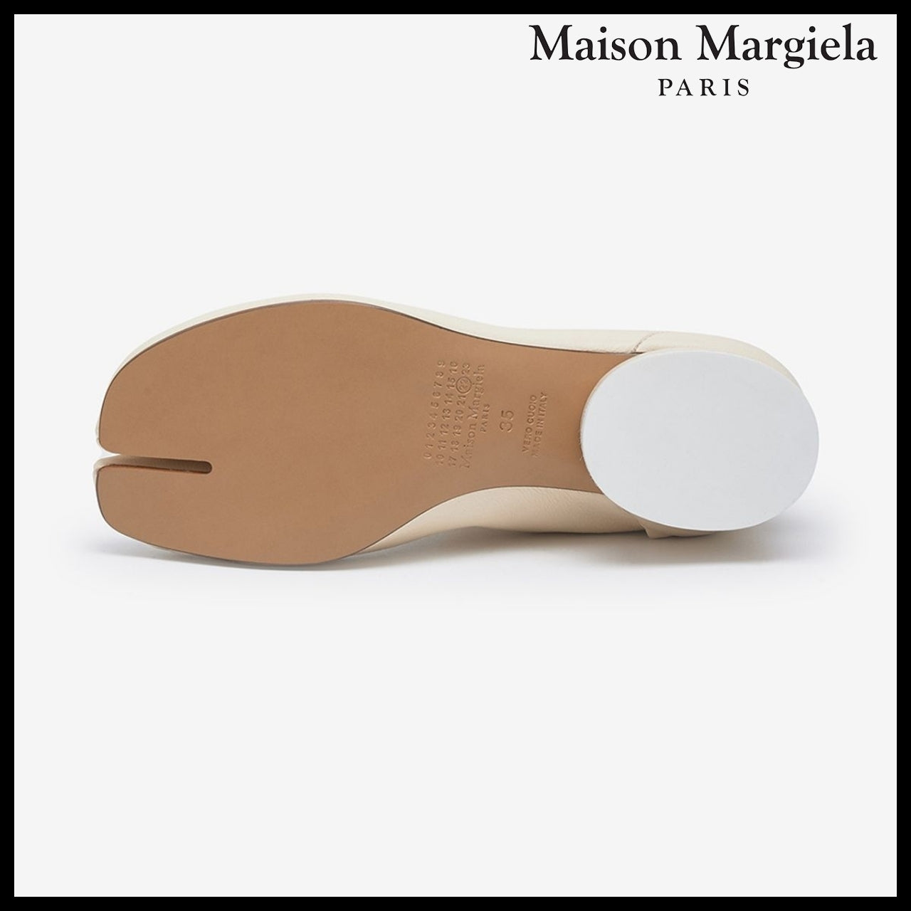 【Maison Margiela】Tabi Ankle Boots - White