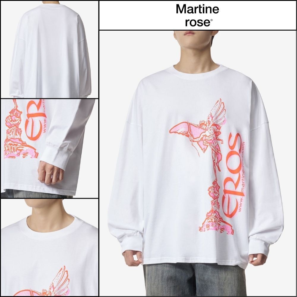 ◆MARTINE ROSE◆ ロゴ プリント Tシャツ ホワイト おしゃれ