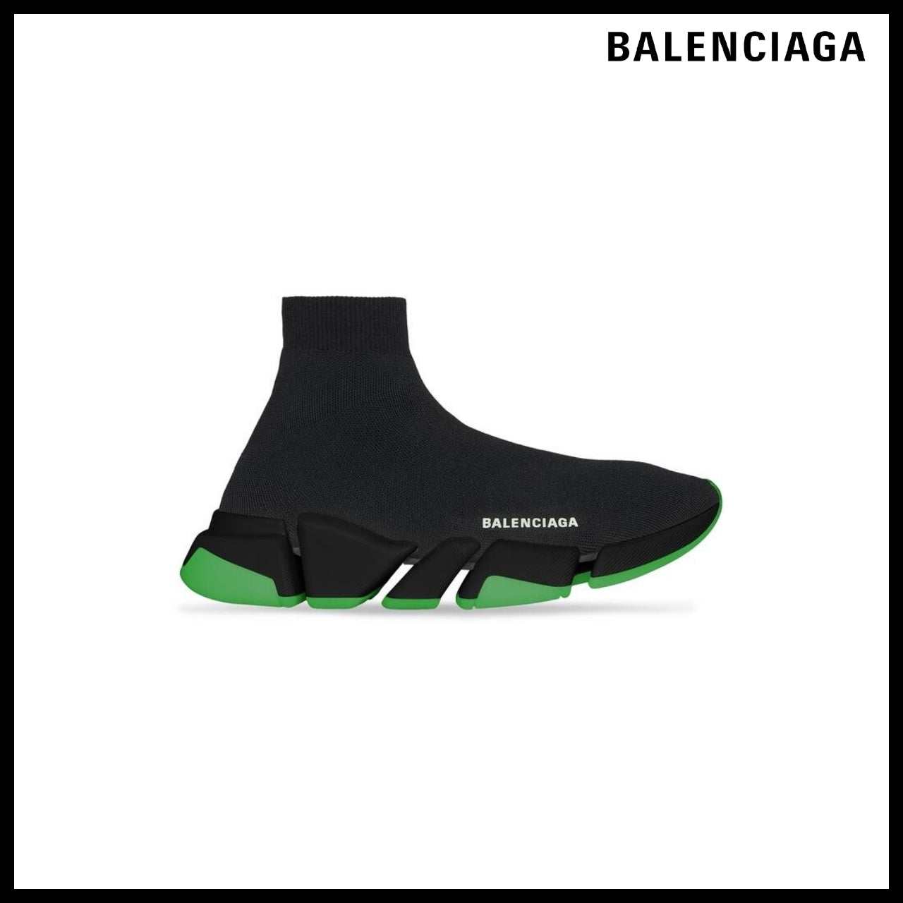 【BALENCIAGA】Speed 2.0 Clear Sole Recycled Knit Sneaker