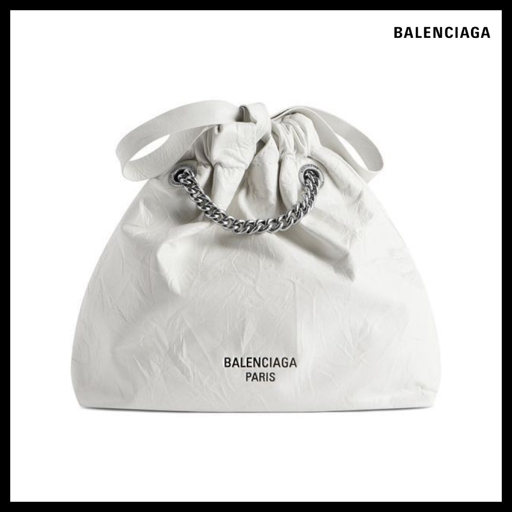 ★BALENCIAGAアウトレット セール ★Crush XS Tote Bag in White