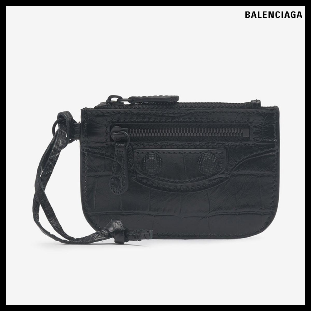 【BALENCIAGA】Le Cagole XS Shoulder Bag Crocodile Embossed