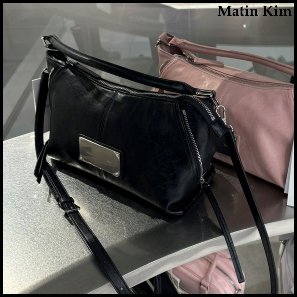 【Matin Kim】Side Zipper 2WAY Mini Crossbody Bag