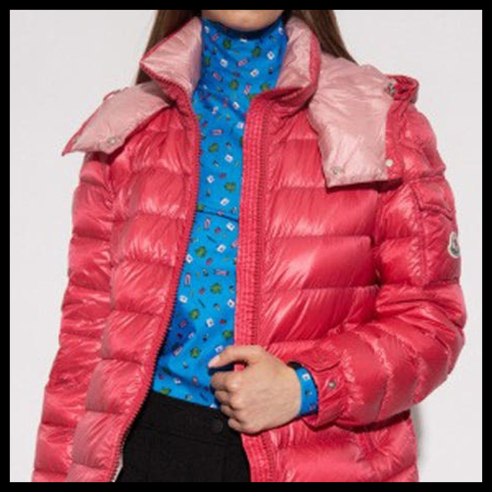 【MONCLER】Dalles Arm Pocket Logo Patch Hooded Down Jacket