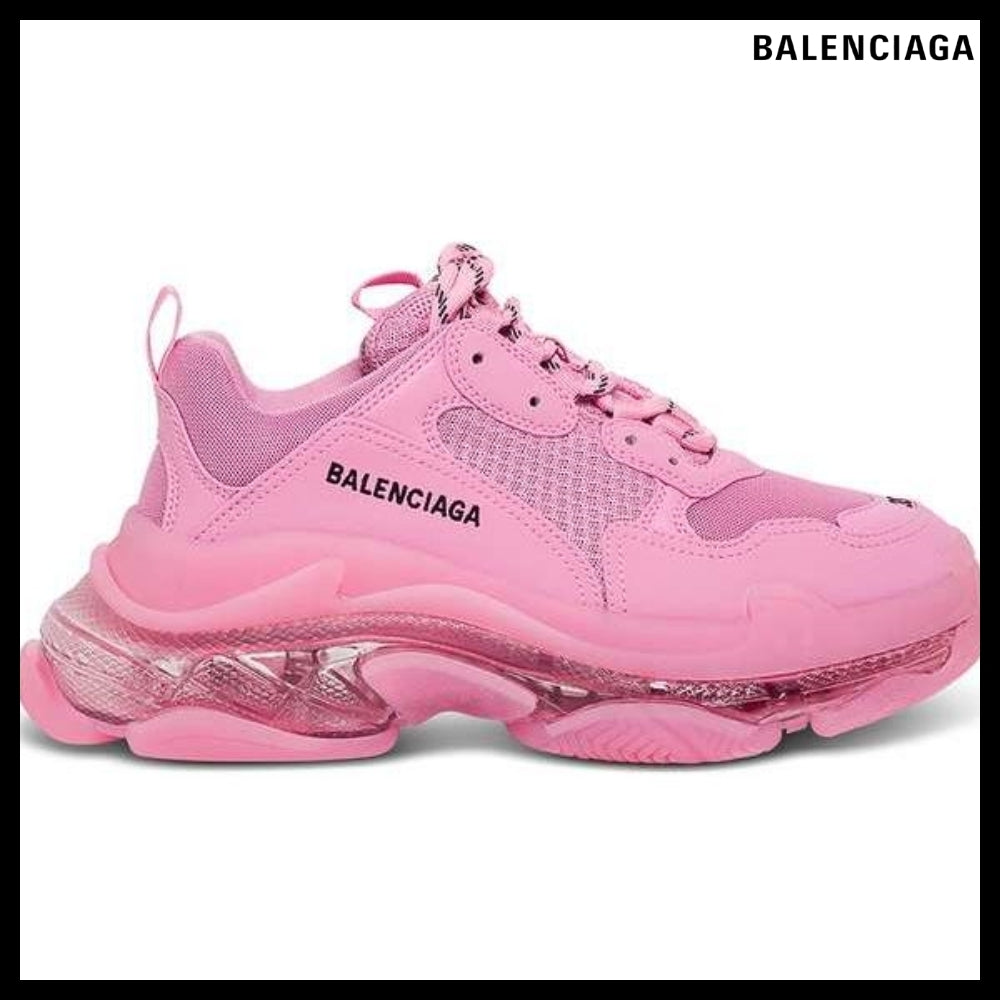 【BALENCIAGA】Triple S Clear Sole Sneaker Pink