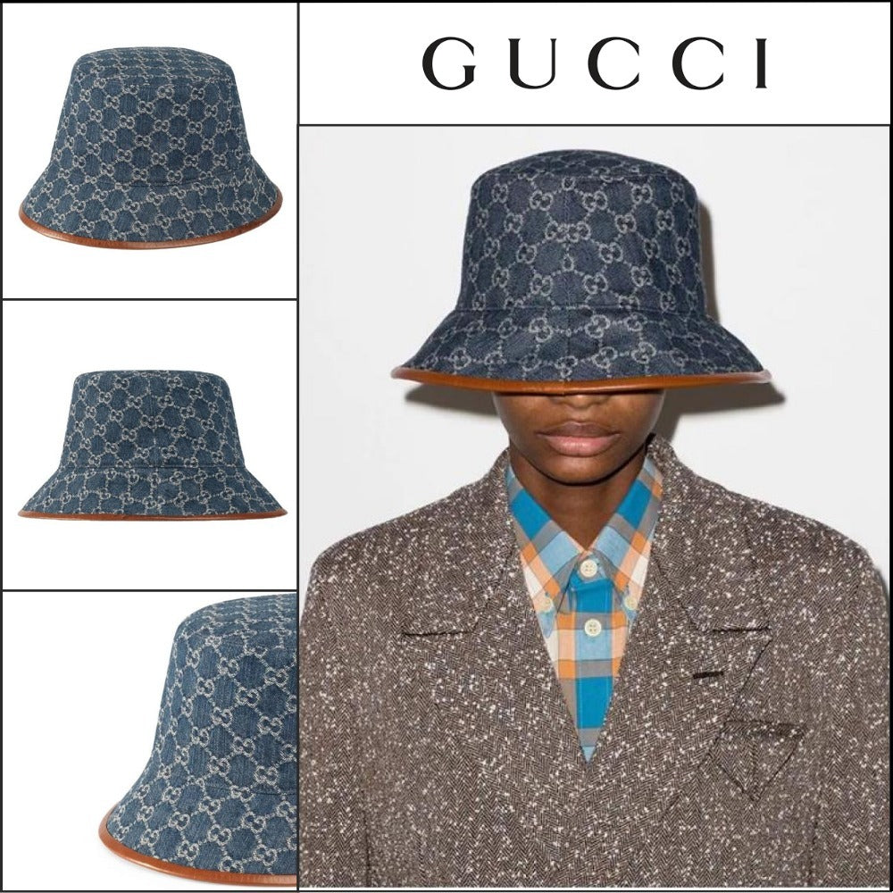 【GUCCI】GG デニム バケットハット