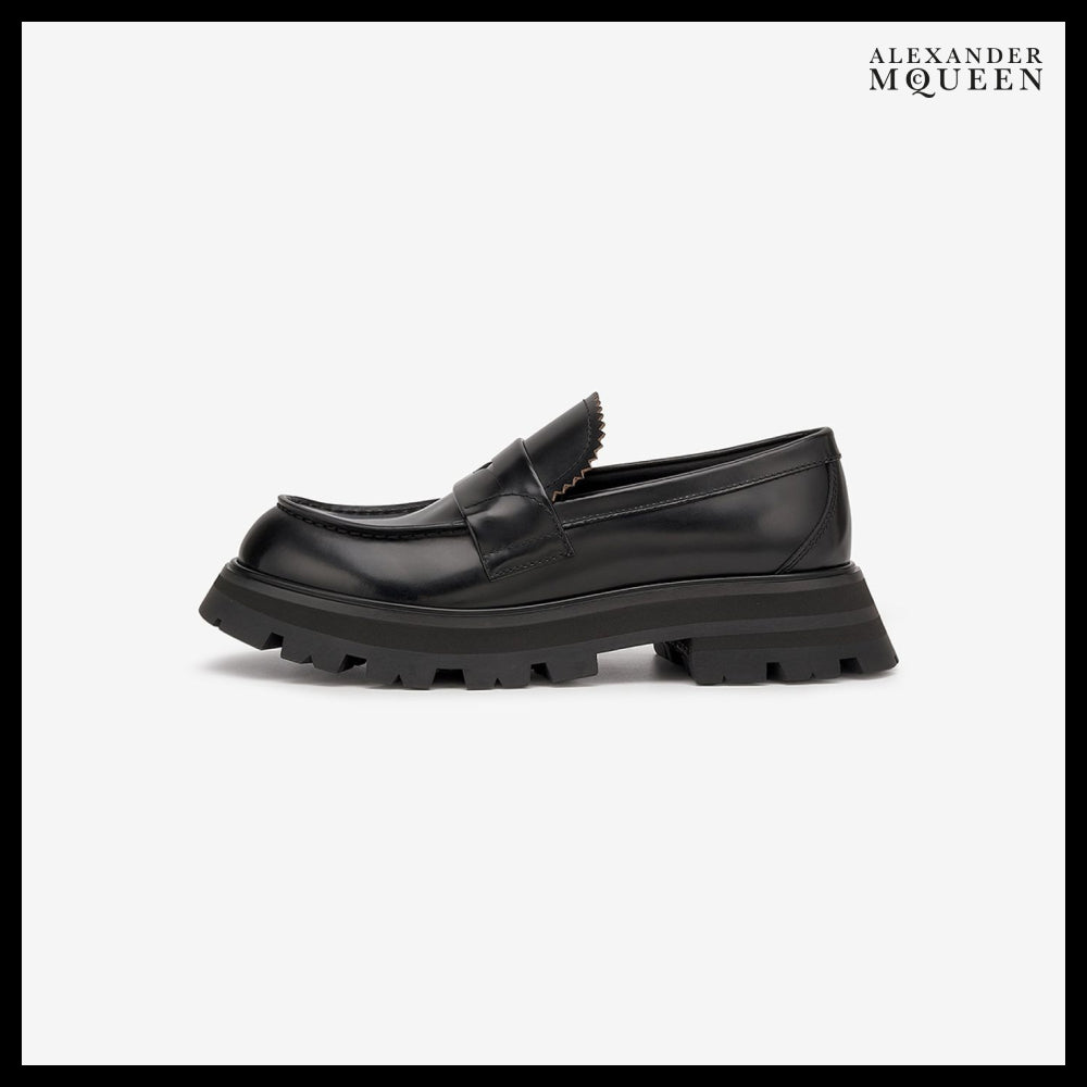 【Alexander Mcqueen】Wander Chunky-Sole Penny Loafers