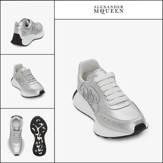 【Alexander Mcqueen】Sprint Runner in Silver