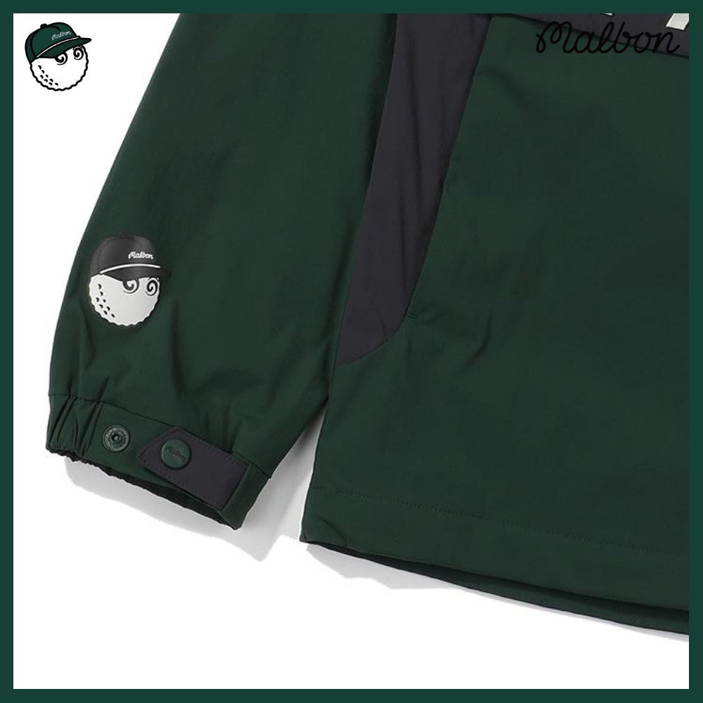 【MALBON GOLF】 COLOR BLOCK JACKET MAN 4COLORS