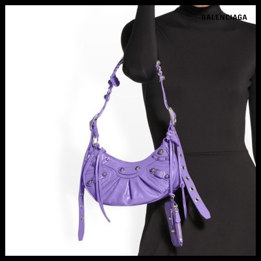 【BALENCIAGA】Le Cagole XS Shoulder Bag Purple