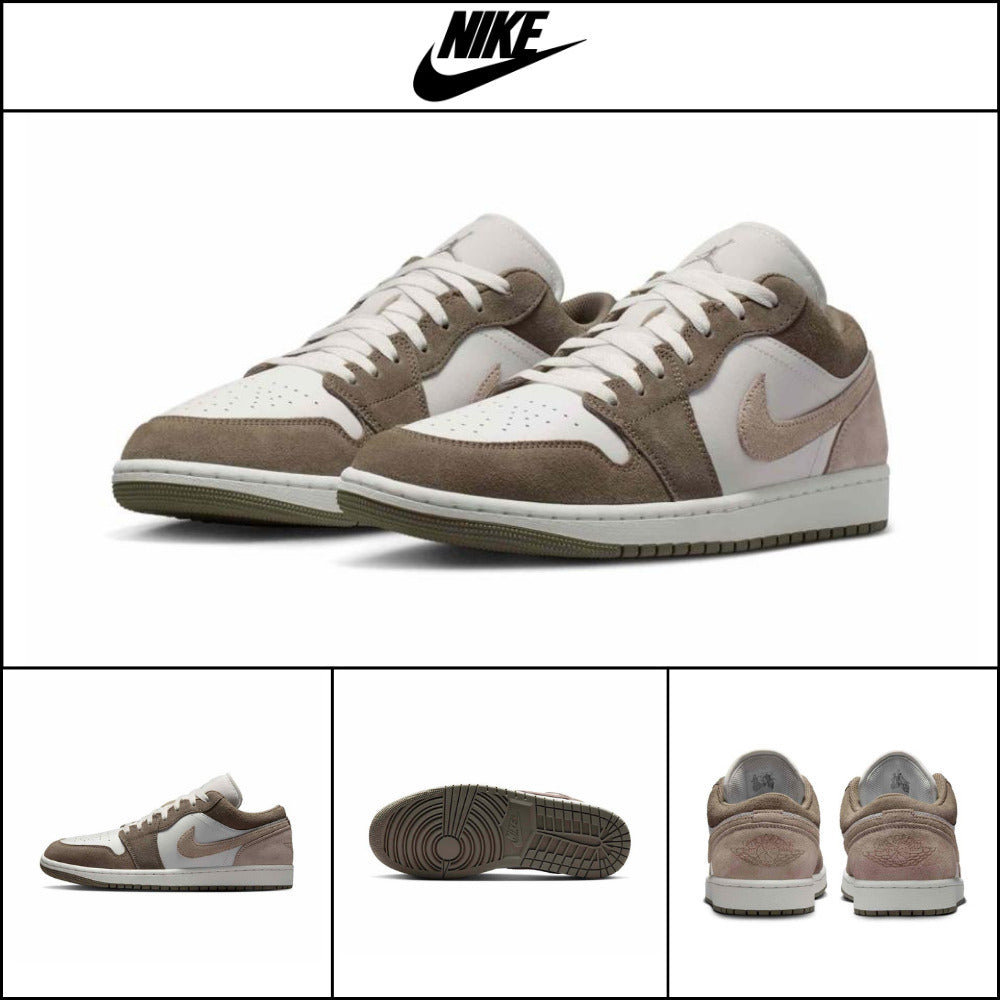 【Nike】AIR JORDAN 1 LOW OLIVE GRAY SUMMIT WHITE PALE IVORY
