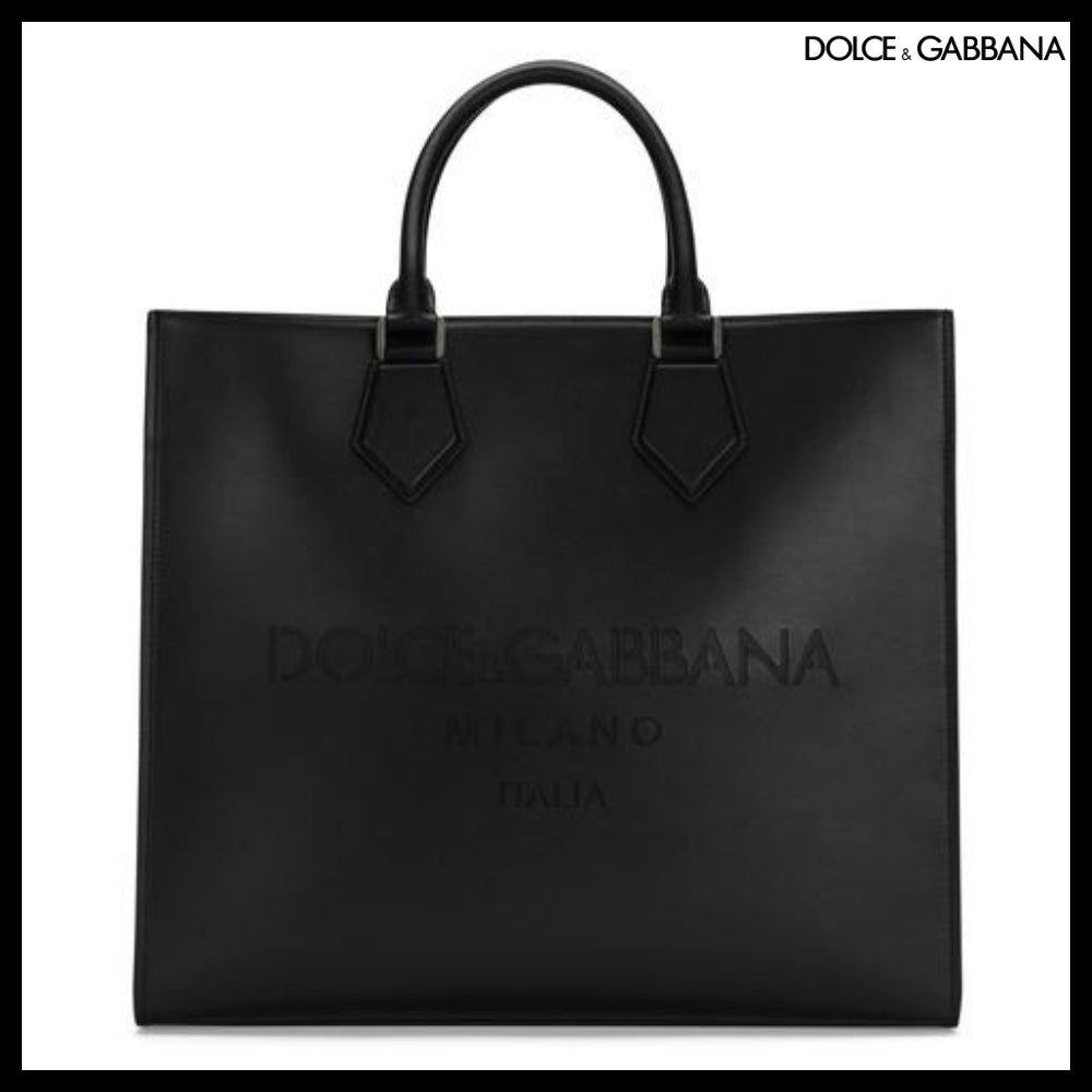 【Dolce&Gabbana】LARGE CALFSKIN SHOPPER LOGO