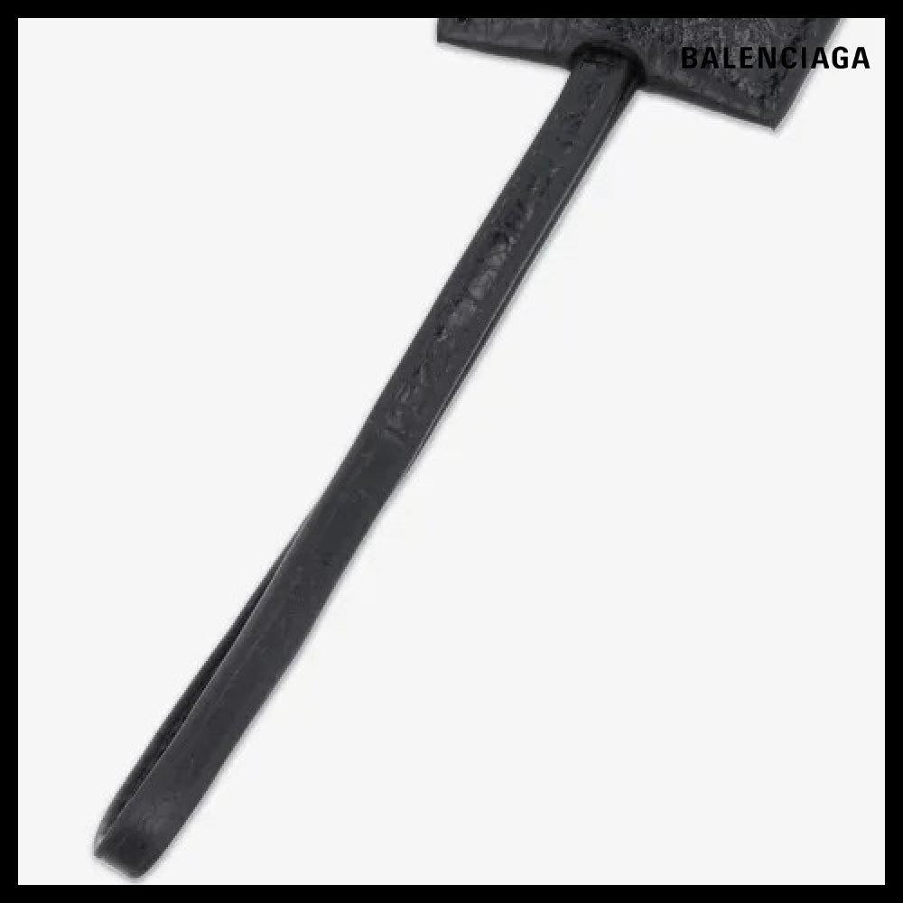 【BALENCIAGA】Le City Charm Eiffel Keyring Black