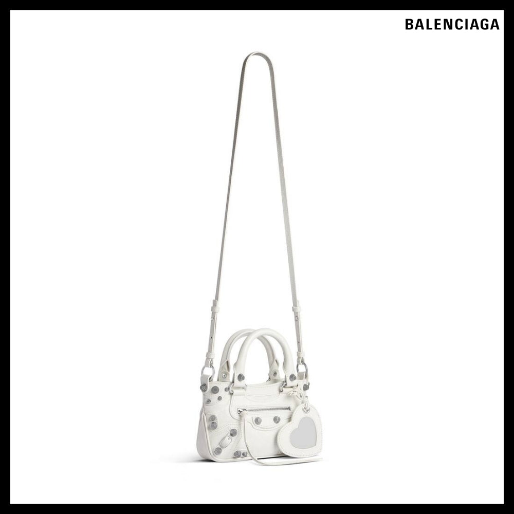 【BALENCIAGA】Neo Cagole Mini Tote Bag White
