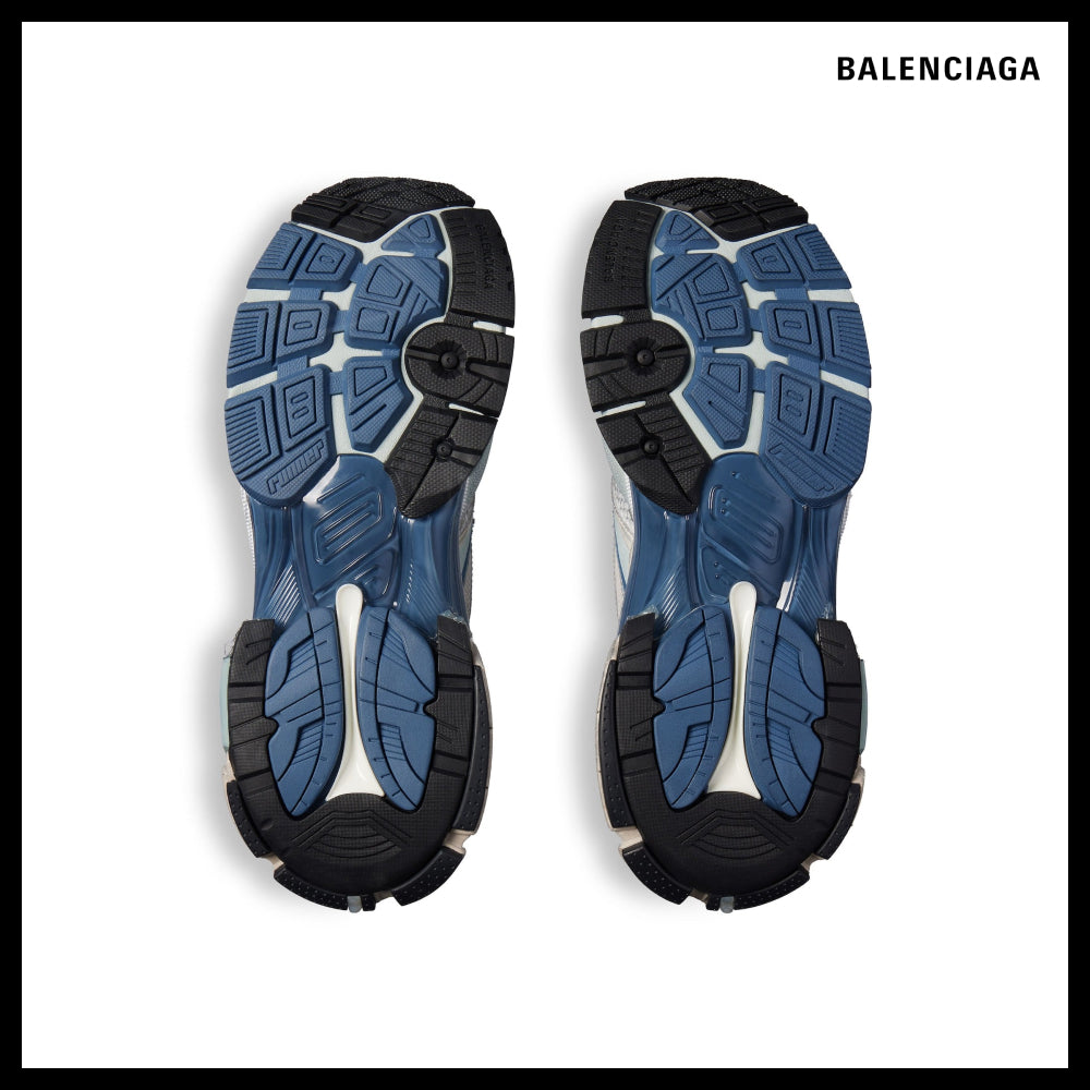 【BALENCIAGA】Sneakers Runner 2.0 White Blue Beige