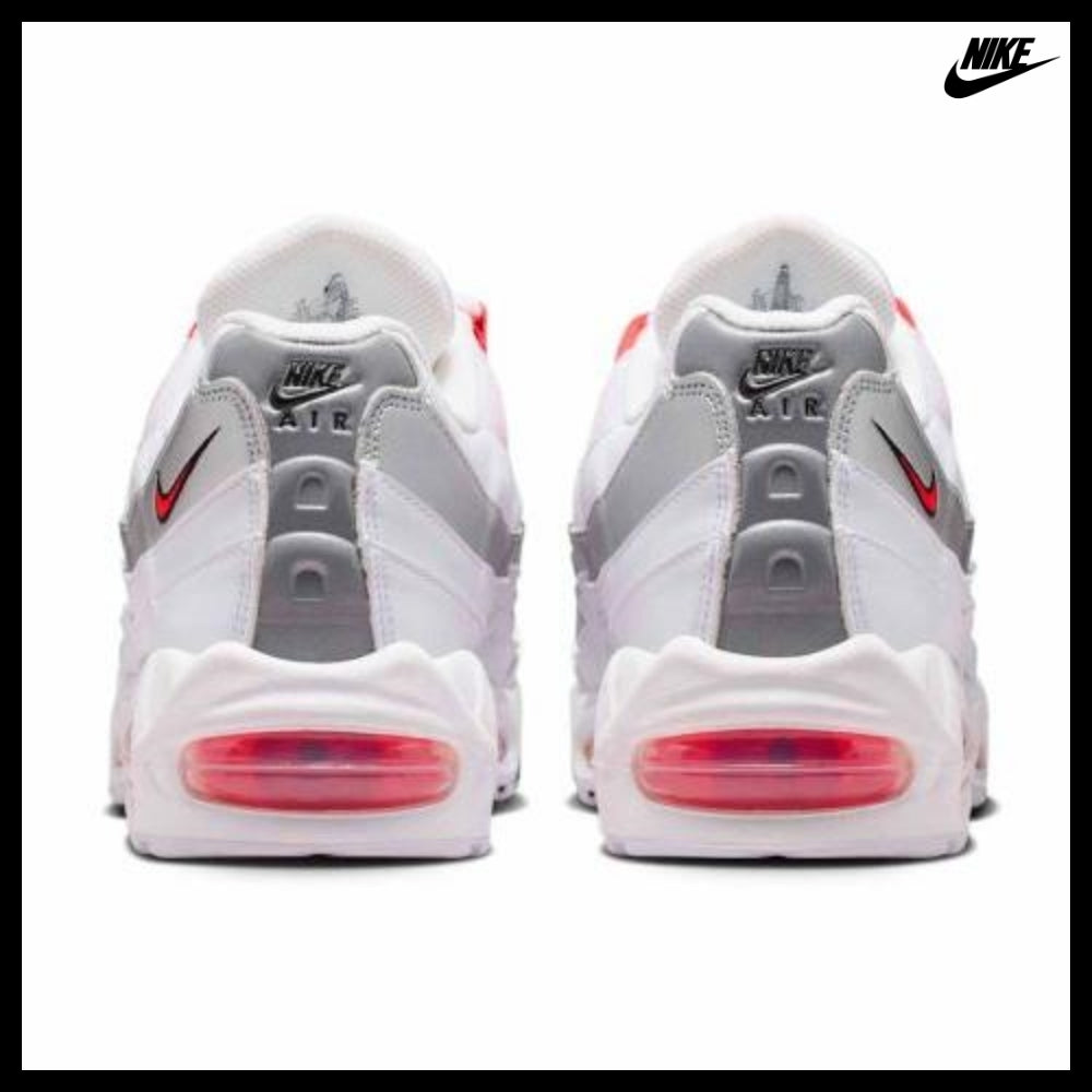 【Nike】AIR MAX 95 BIG BUBBLE WHITE METALLIC SILVER OBSIDIAN