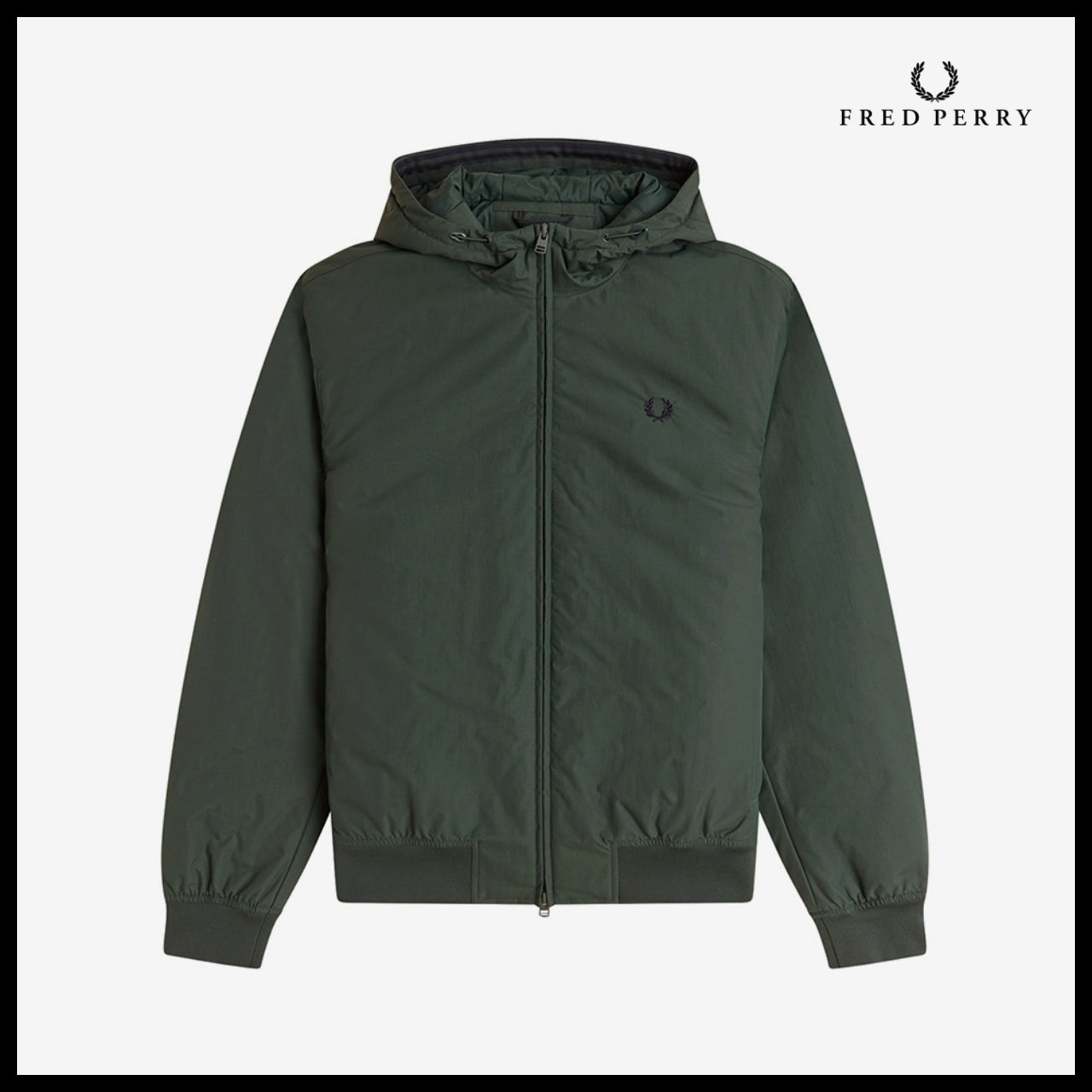 【FRED PERRY】Hooded Branded Jacket 2 Colors