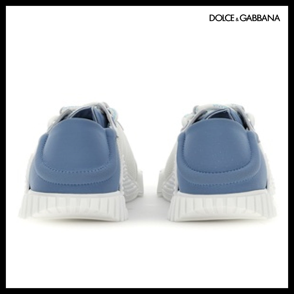 【Dolce & Gabbana】FABRIC SNEAKERS LIGHT BLUE WHITE
