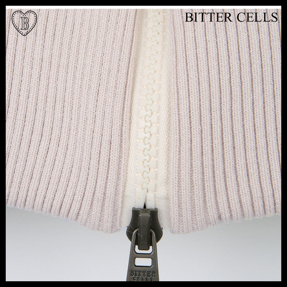 【BITTER CELLS】PUPPY CROP JACKET CREAM